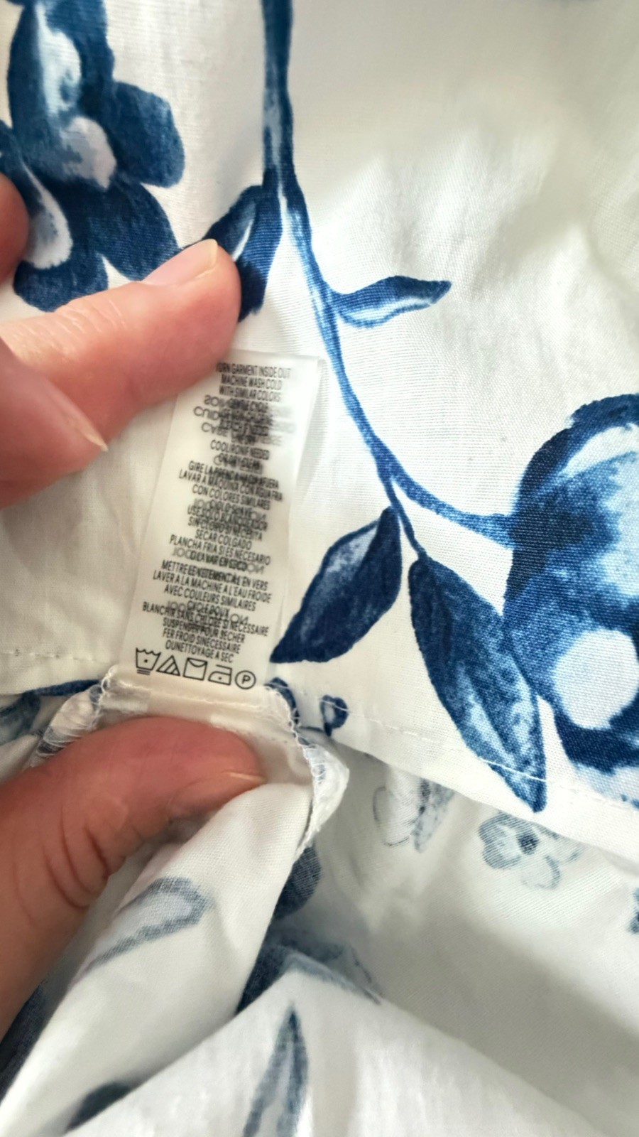 NWT Calvin Klein 100% Cotton Maxi Dress Women’s Size 10 White Blue Color $149