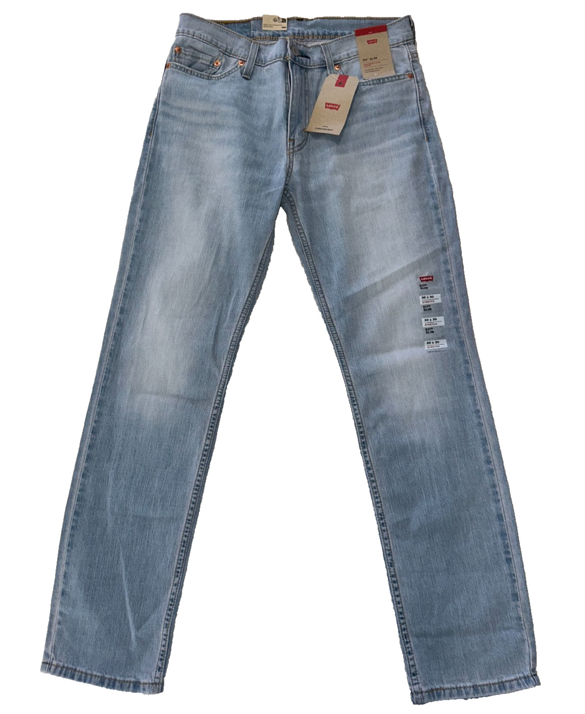 $69 Levi’s Men’s 511 Slim Fit Pants – Open Door Light Blue- 30W x 30L