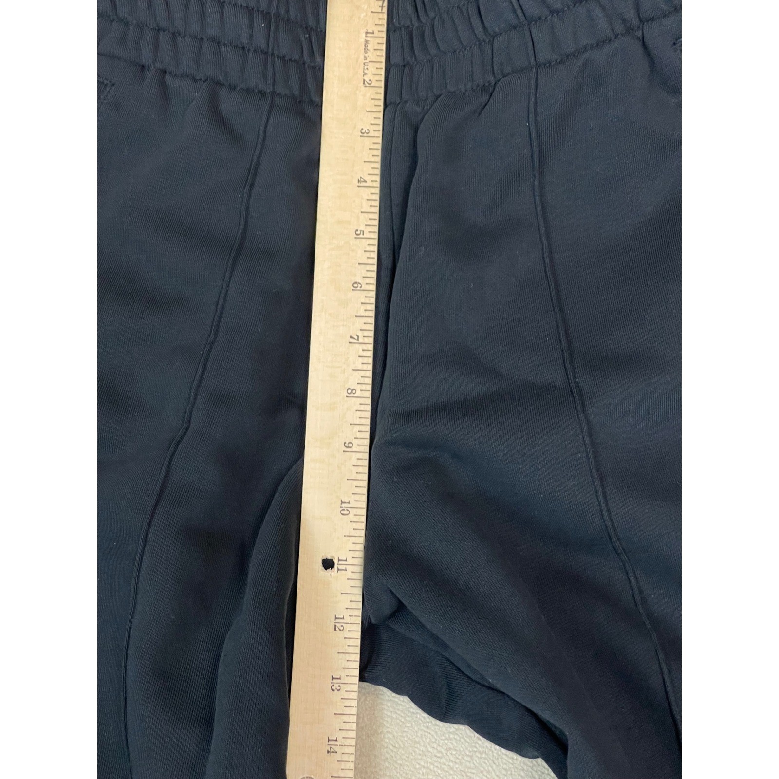 Le Coq Sportif Sweatpants Joggers Black Embroidered Rooster Logo Size L