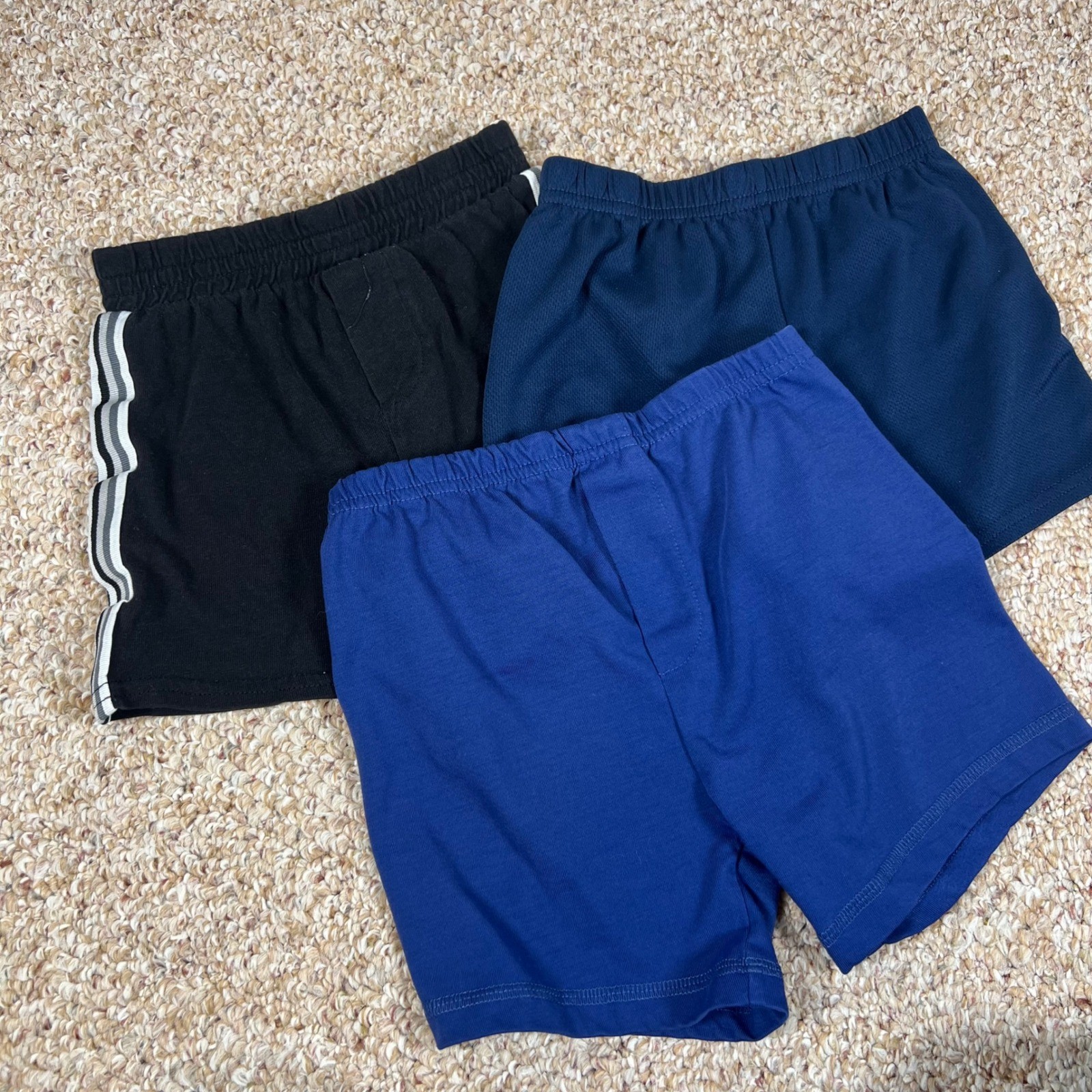 Garanimals Toddler Boys Shorts Bundle 18M 24M 2T Black Navy Blue 3 Pack