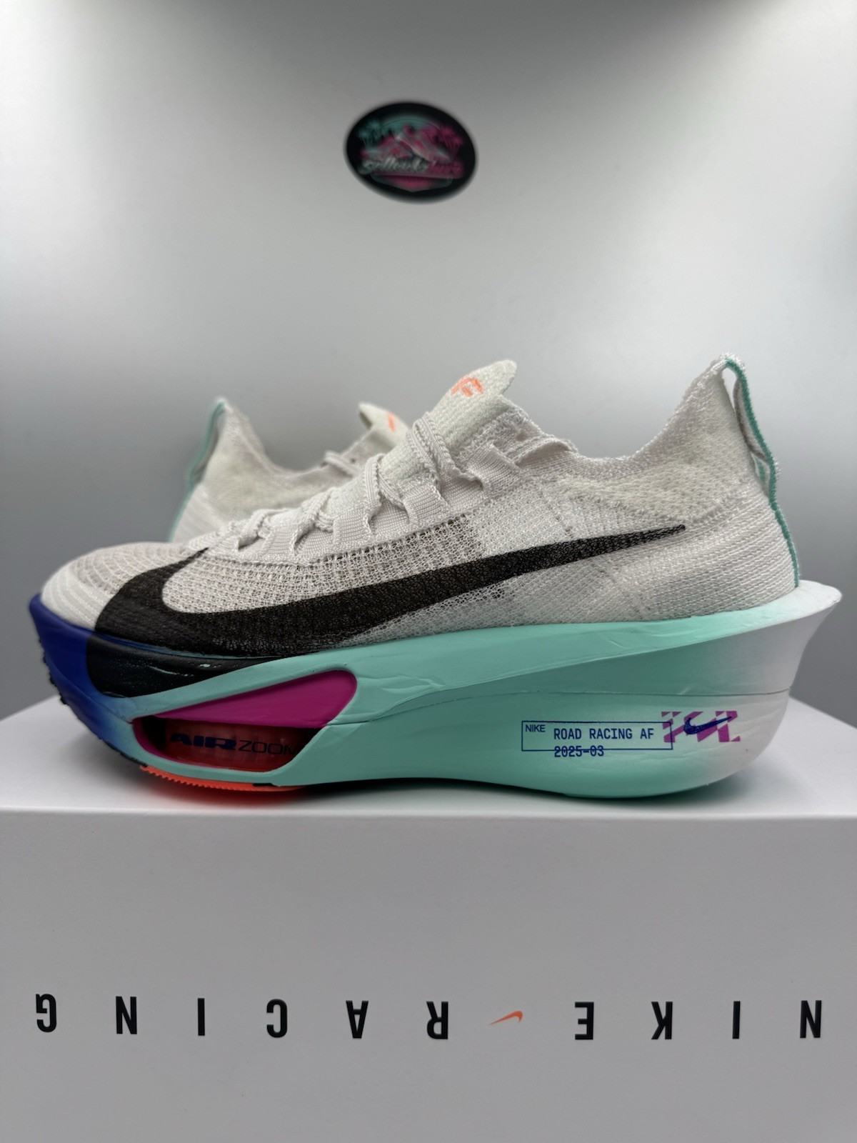 Nike Air Zoom Alphafly Next% 3 White Black Hyper Turquoise FD8311-104 Size 11.5