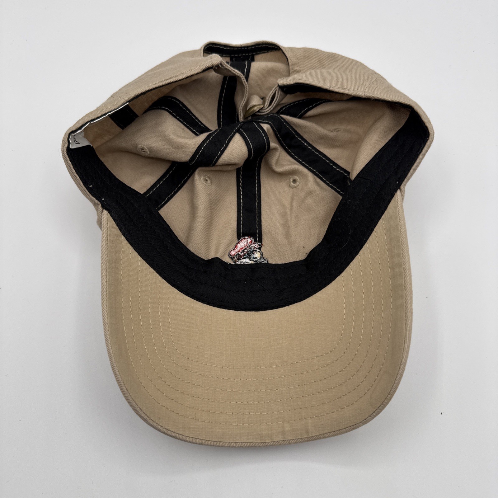 Mario Kart Bioworld Unstructured Dad Baseball Hat Cap Beige OSFM Nintendo