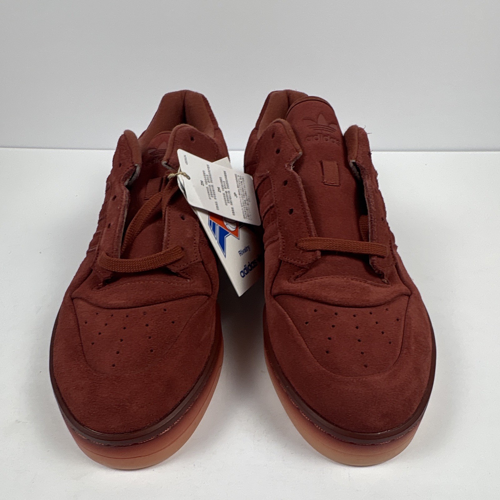 adidas Rivalry Lux Low Men size 12 Low Top Lace-Up Suede Sneakers Brown