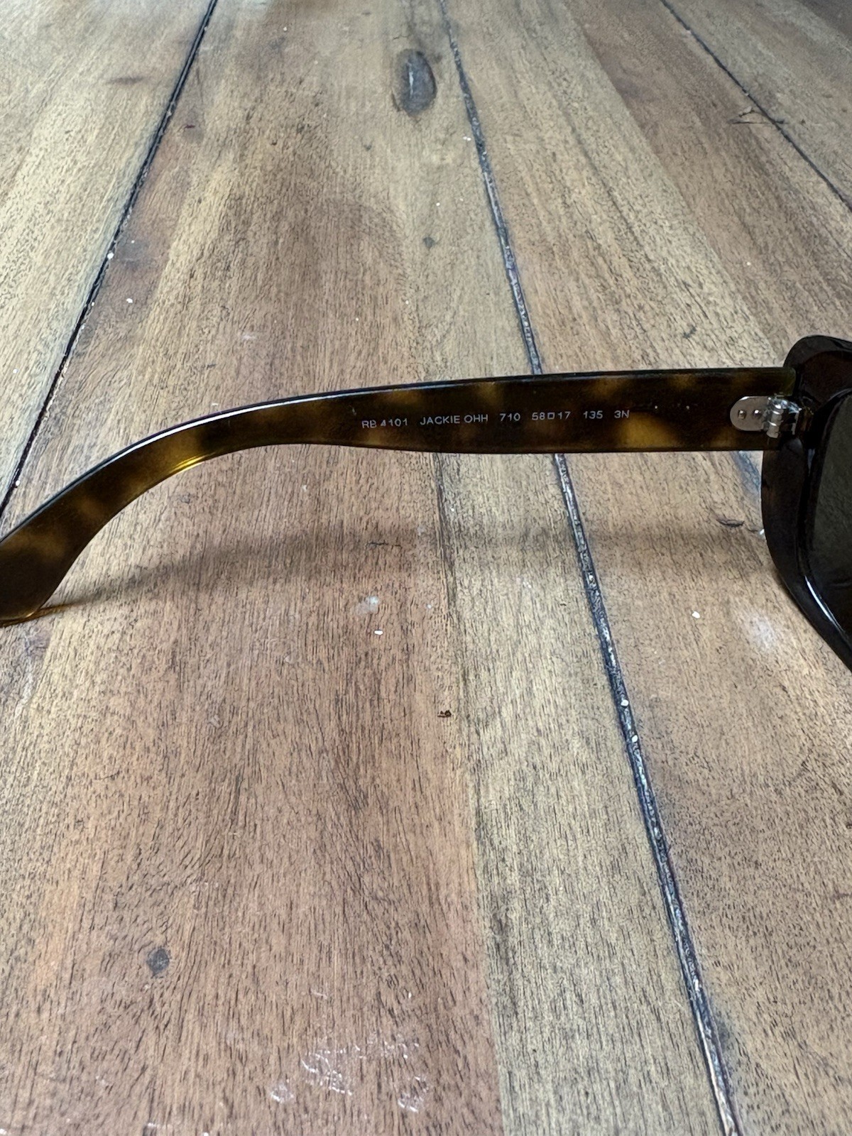 Ray-Ban Jackie Ohh RB4101 Rectangle Tortoise Brown Gray Gradient 100% UV 135mm