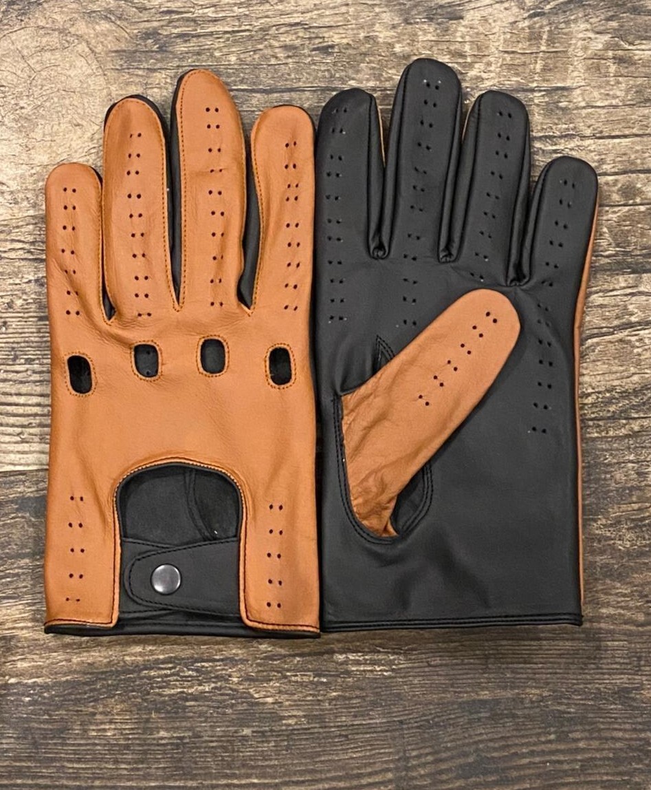 Driving Gloves Car Motorcycle Biker Genuine Leather Police Driver Gloves #A-19