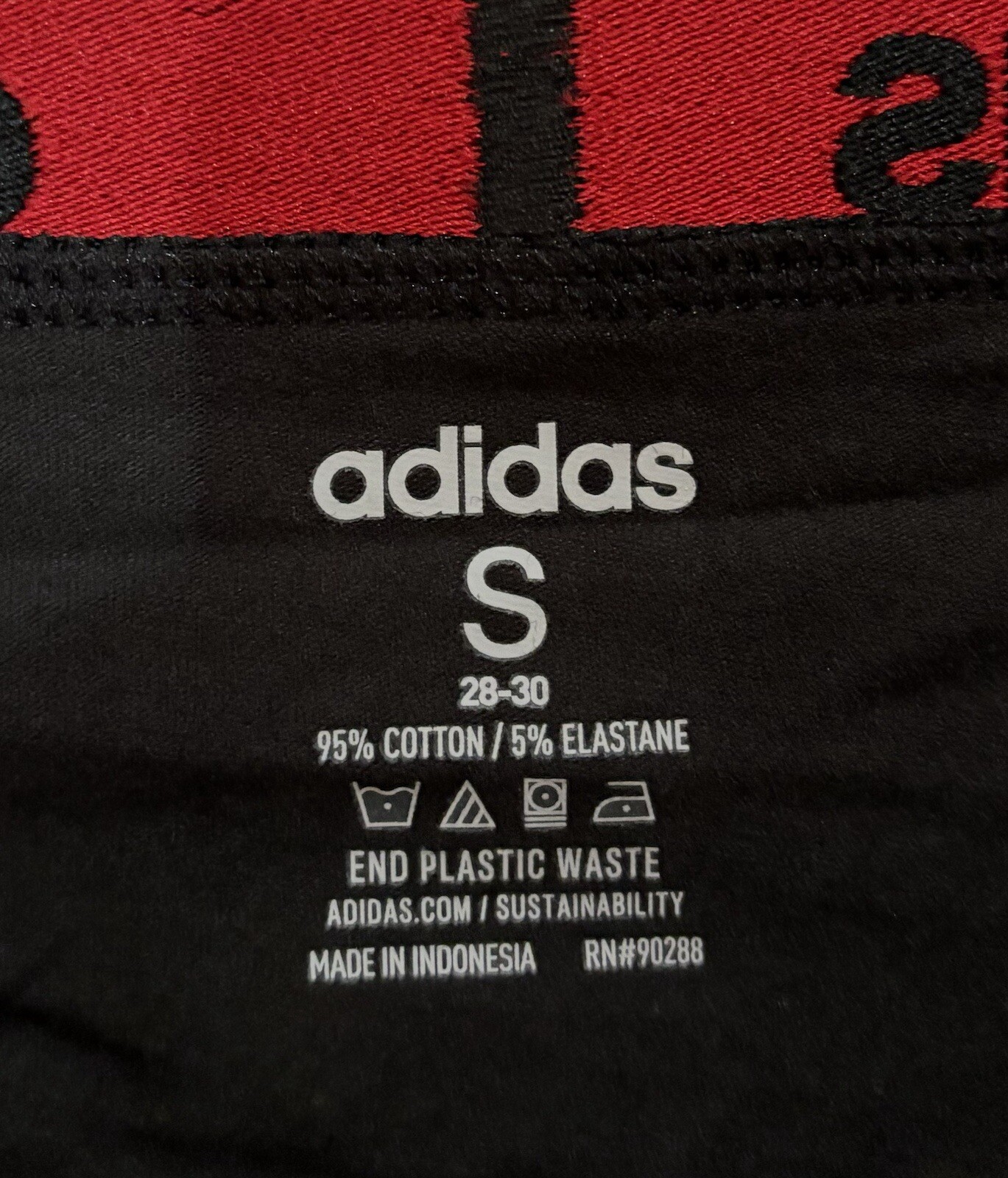 Adidas Boxer Briefs size S 28-30 – 5 Pairs – Gray/Black/Red