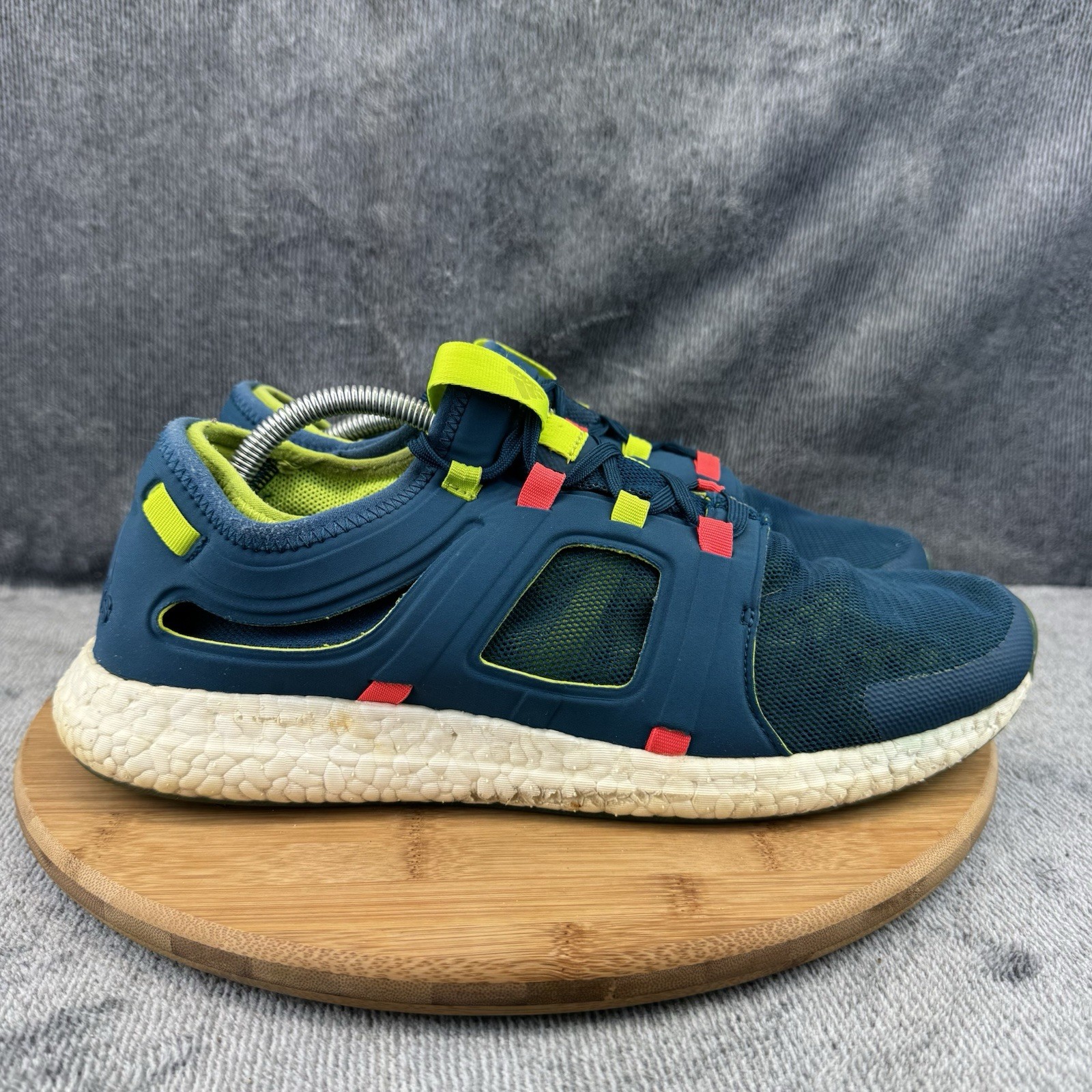 Adidas Boosts Shoes Mens Size 12 Blue Running Training Casual Comfort Sneakers