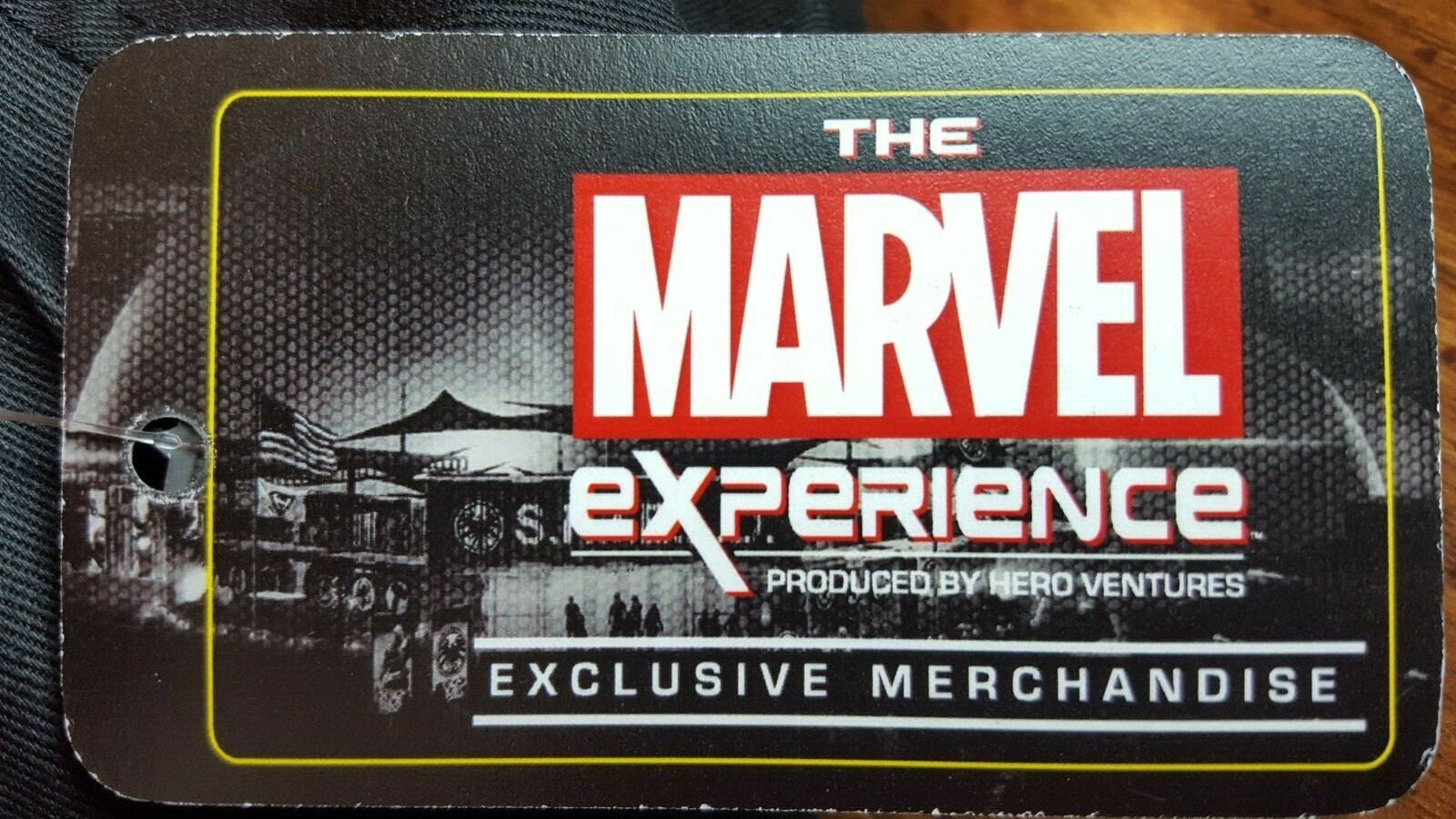 MARVEL LOGO CAP – Black Adjustable Size Hat -The Experience Convention Comic Con