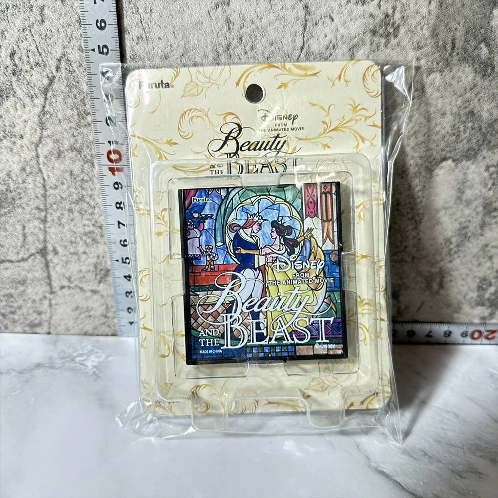 Beauty and the Beast Magnet Japanese 3D Stained Glass Art 1.97″/5cm 000638