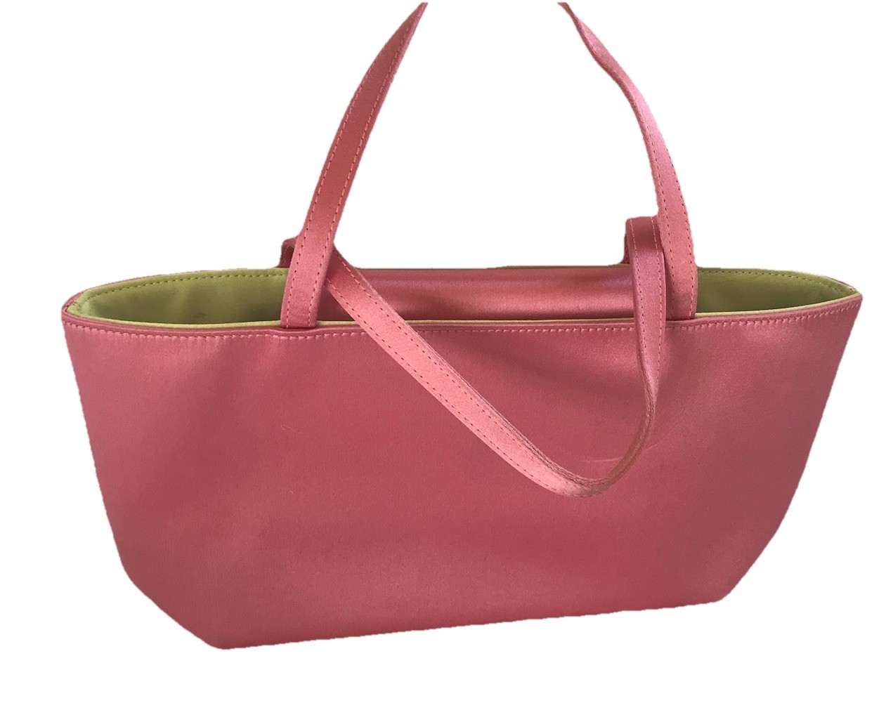 Authentic, Rare, Vintage Kate Spade Spring/Summer Dress Purse Pink/Light Green
