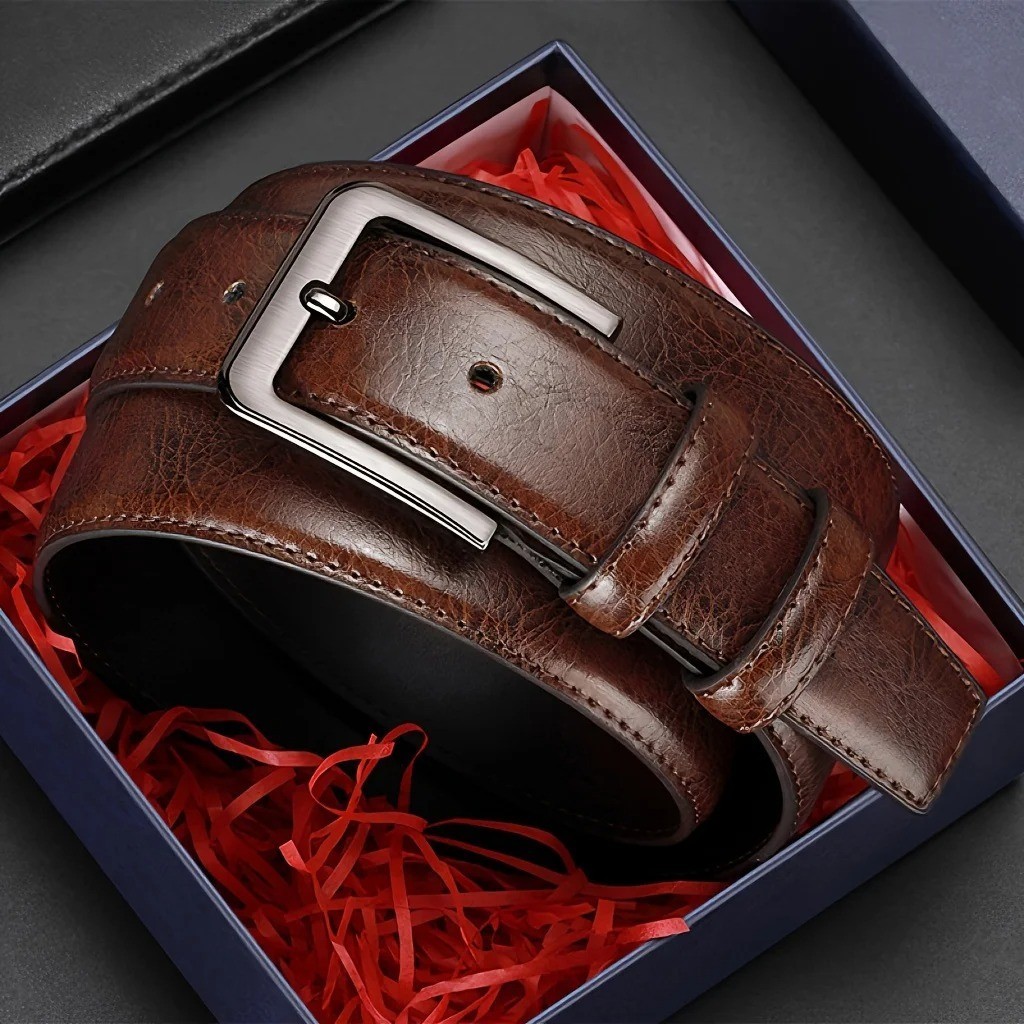Men’s belts,Full Grain Genuine Leather Casual Dress Jeans Belts for Men