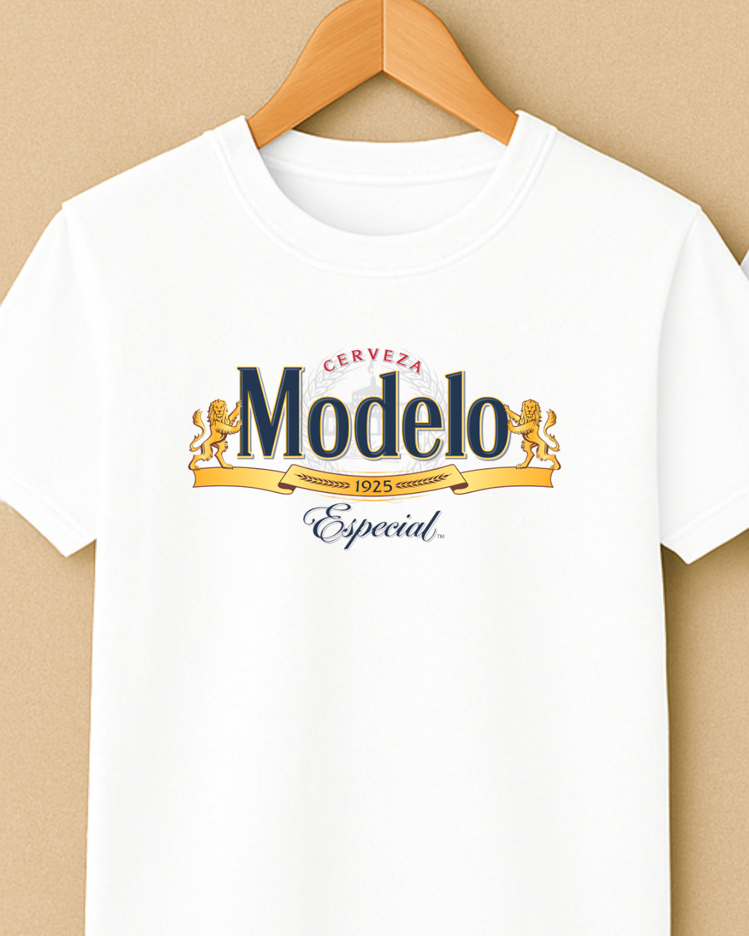 Modelo Especial Beer Unisex Graphic Shirt Cerveza HIGH RESOLUTION MODELO