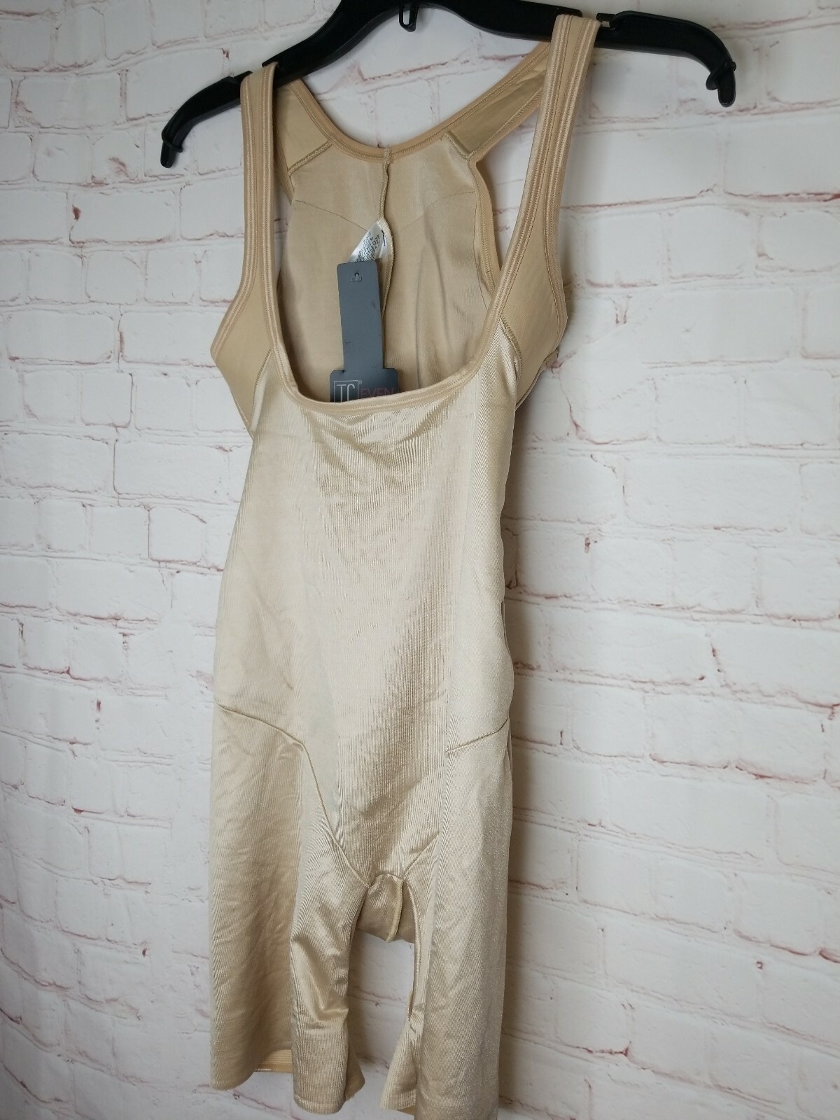 NWT TC Fine Intimates 4041 Long Leg Torsette Sz Medium M Nude Beige