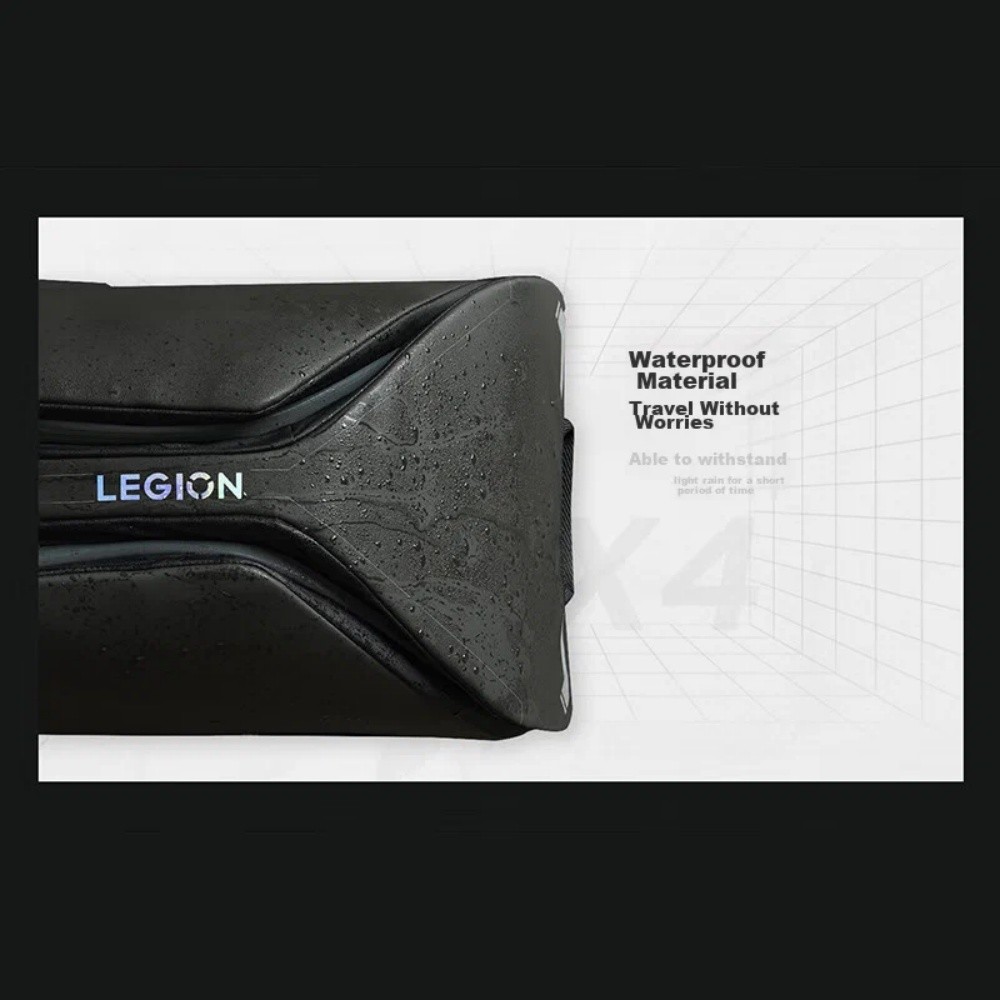 Original Lenovo Legion X4 Multi-Function Backpack 20L Black PU Splash-Resistant