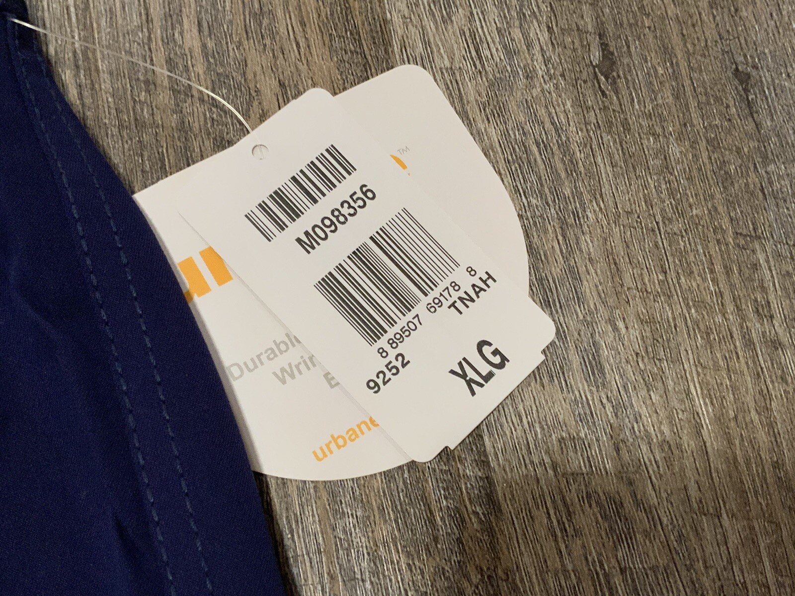 Urbane Scrubs Ultimate Cargo Pants Men’s XL Blue Wrinkle Resistant 9252 NEW