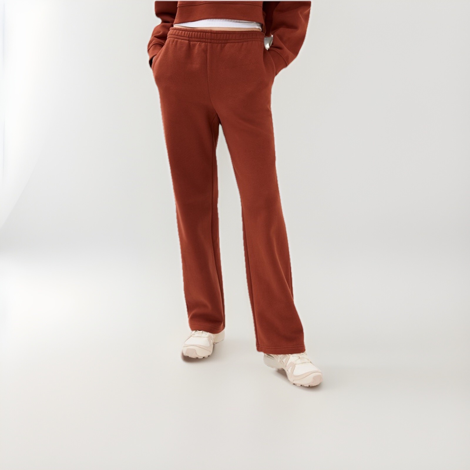 Reformation Kira Wide Leg Sweatpants Organic Cotton Pants Womens Size XS
