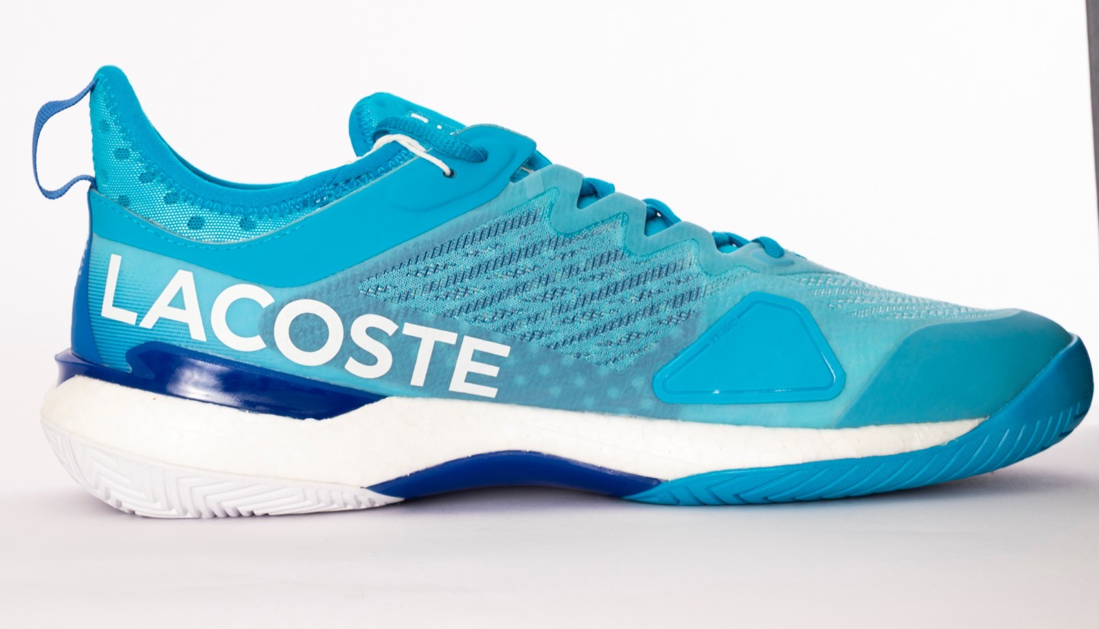 Lacoste AG-LT23 Lite Men’s Size 12.5 Blue Tennis Shoes 745SMA0014PT2 NIB