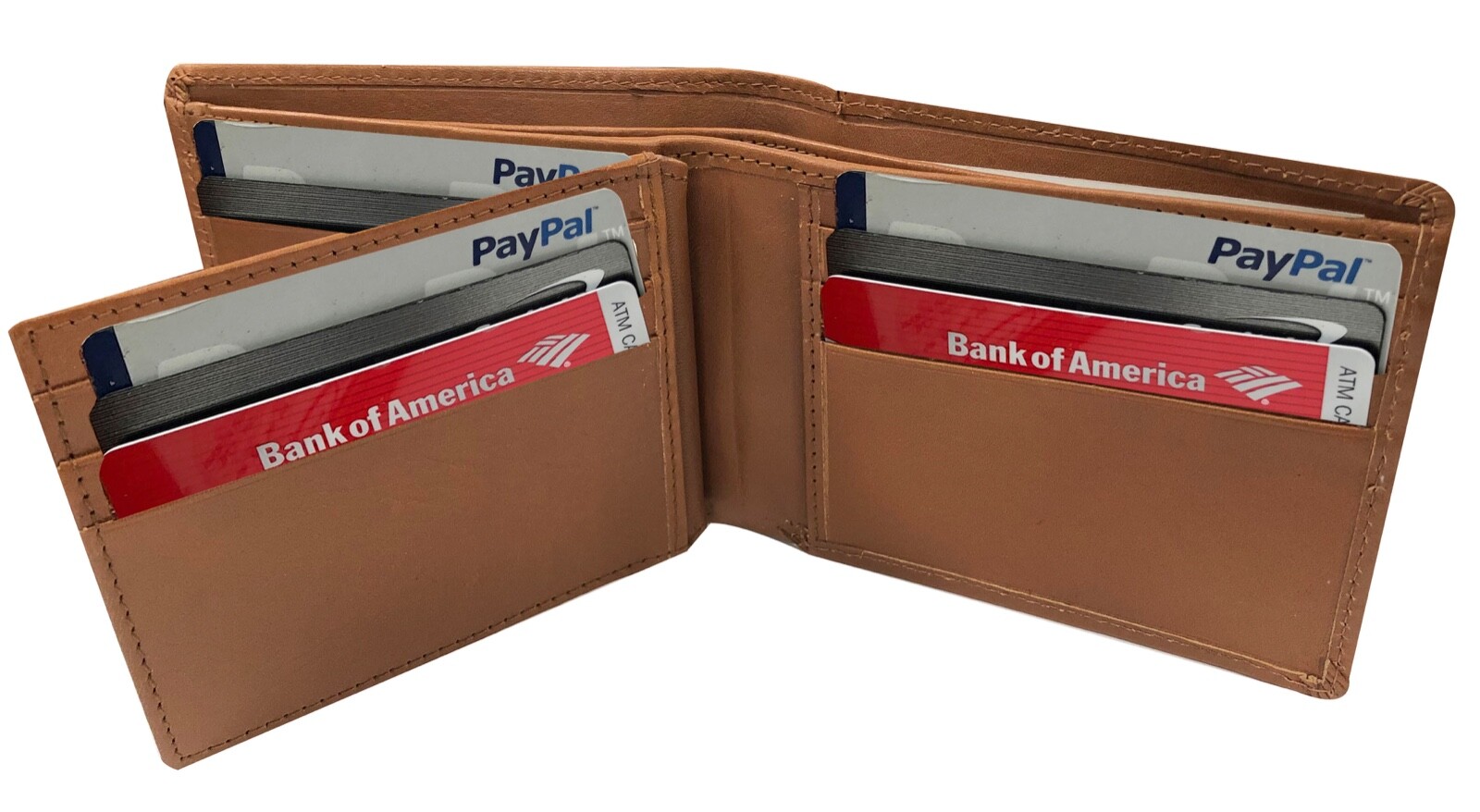 Brown Handcrafted Cowhide Genuine Leather Men’s Bifold Premium Wallet