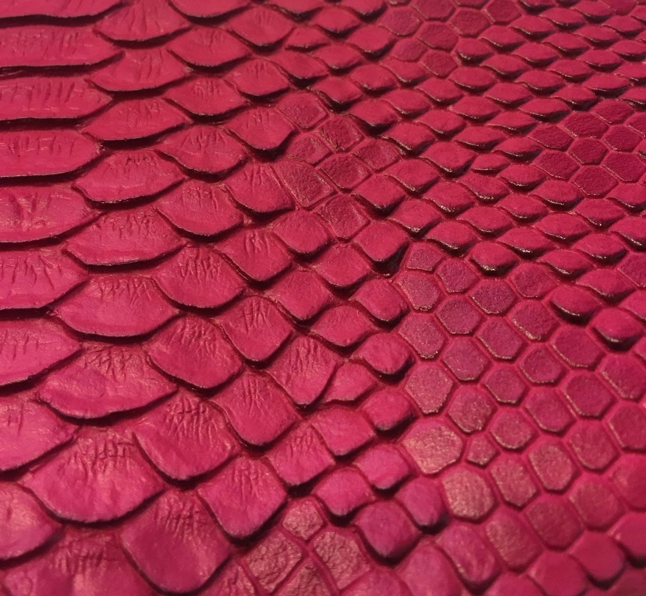 SHIPS FOLDED SNAKE SKIN SCALE 3D Texture Faux Leather Upholstery Vinyl Fabric