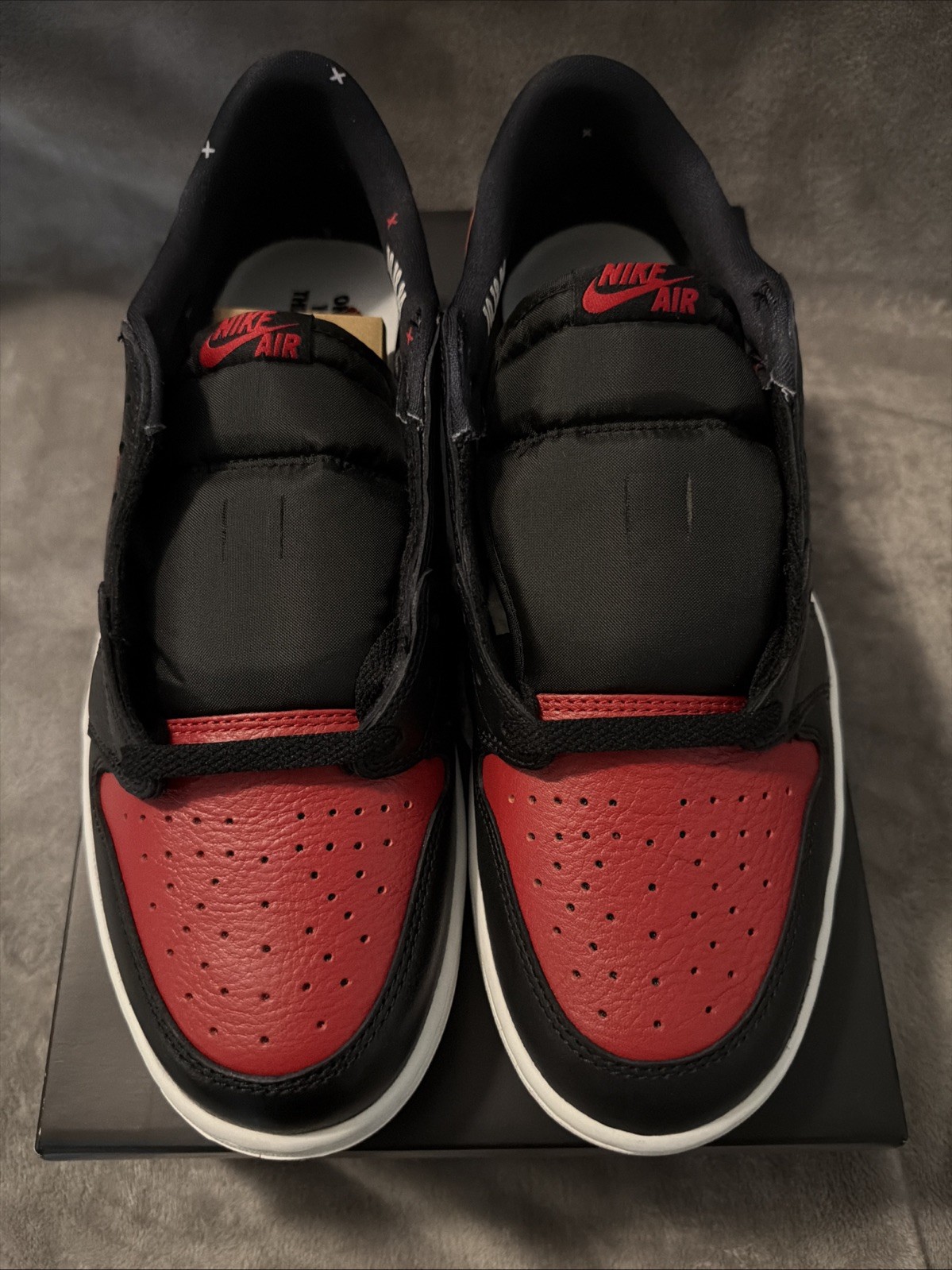 Jordan 1 Retro Low OG Banned Men’s Size 12 IW6276-001 IW6277-001 New With Box