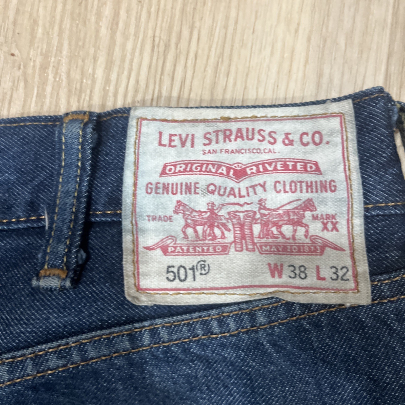 Levi 559 Jeans 38×32 Levi Strauss Original Riveted Jeans