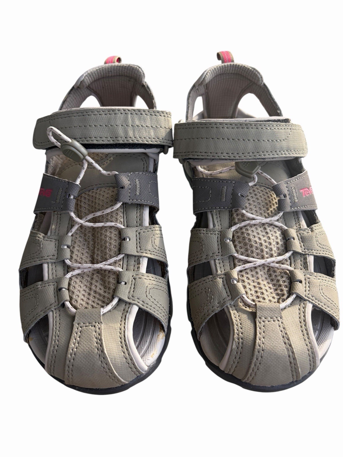 Teva Forebay Hiking Shoes/Sandals Olive Green Size 7