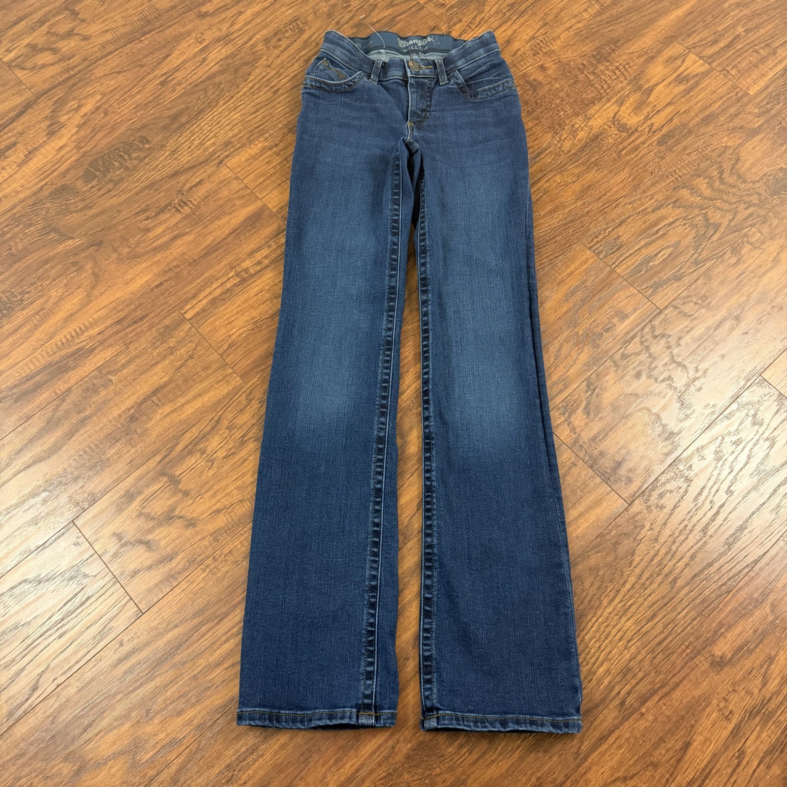 Wrangler Jeans Womens 00 Boot Cut Low Rise Riding Stretch Denim Willow 23×33