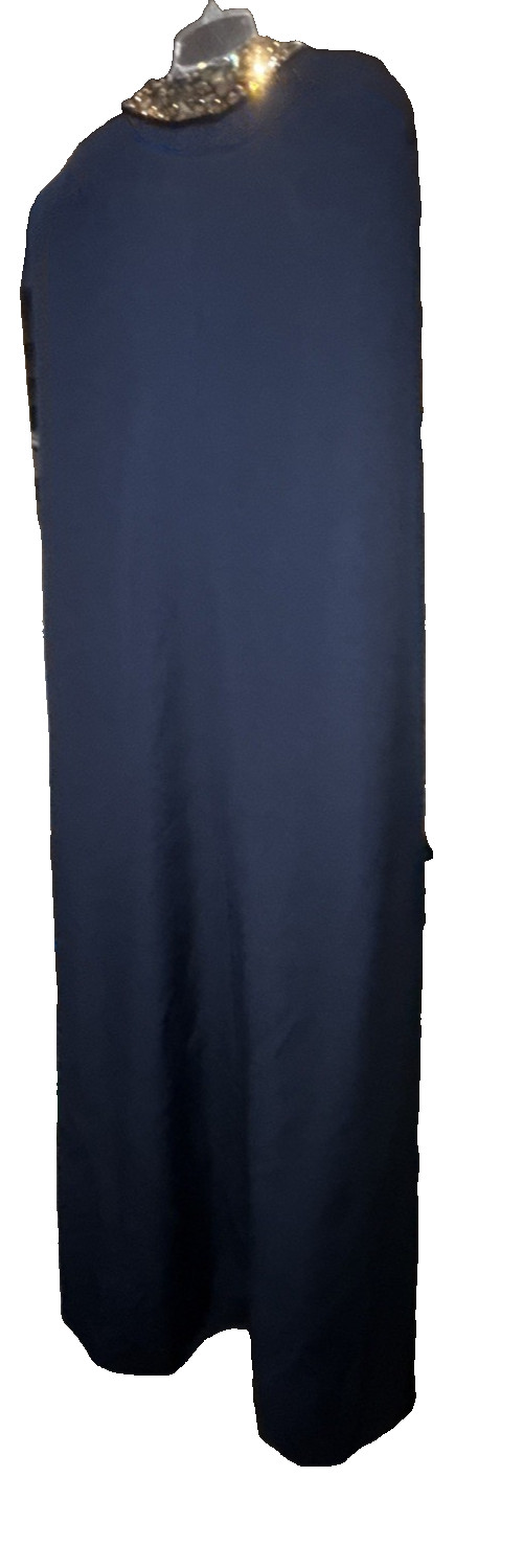 New $9,500 Marcell Von Berlin Crystal Embroidered Dress Cape Jumpsuit EU 36 US 4