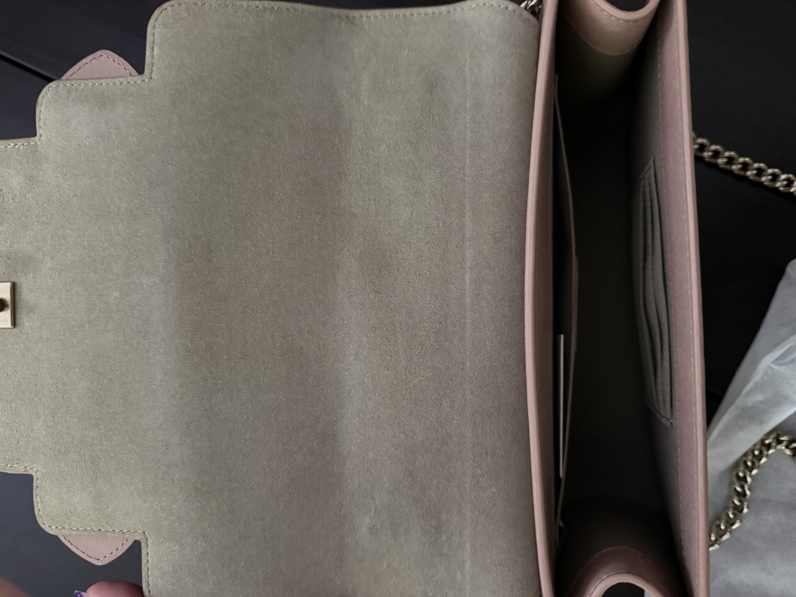 Furla Crossbody Bag Pink Beige