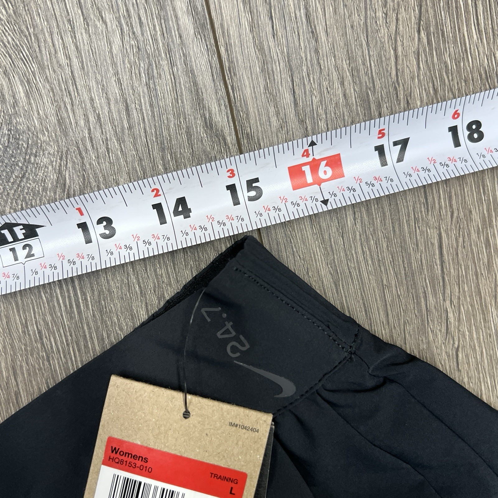 Nike Pleated Skirt Size Large Black Dark Smoke Grey 24.7 PerfectStretch Dri $160