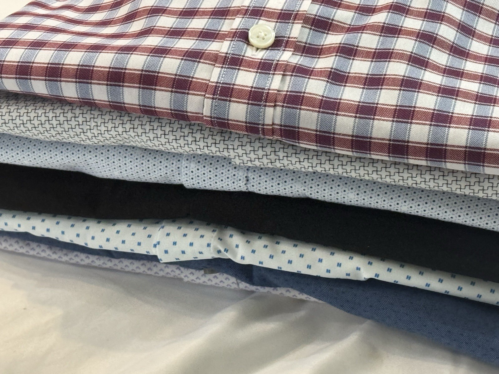 7~Calvin Klein,Tommy Hilfiger Michael Kors Mens DressShirts 16.5/34-35 Button Up