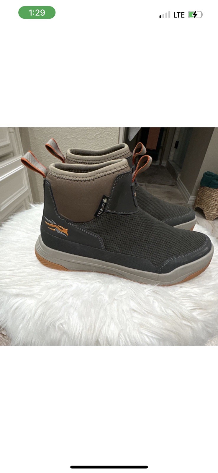 SITKA Men’s rover gtx goretex Boots Gray/Orange US 10