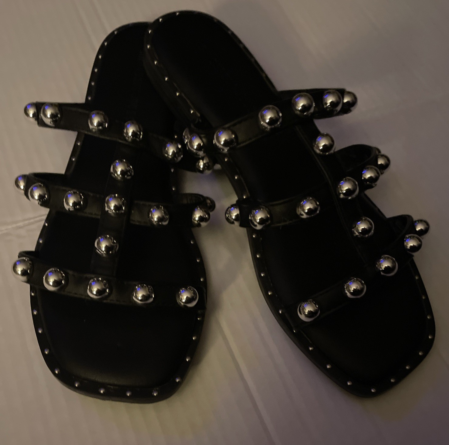 steve madden flat sandals 7.5