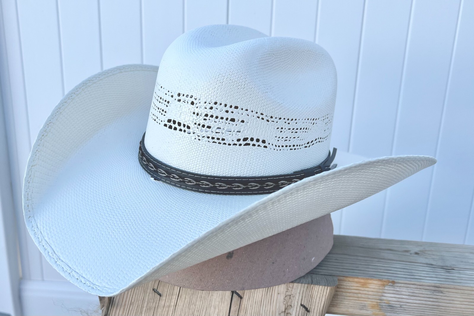 MEN’S WESTERN COWBOY RODEO HAT. RANCH STYLE COWBOY RIDING HAT. SOMBRERO VAQUERO