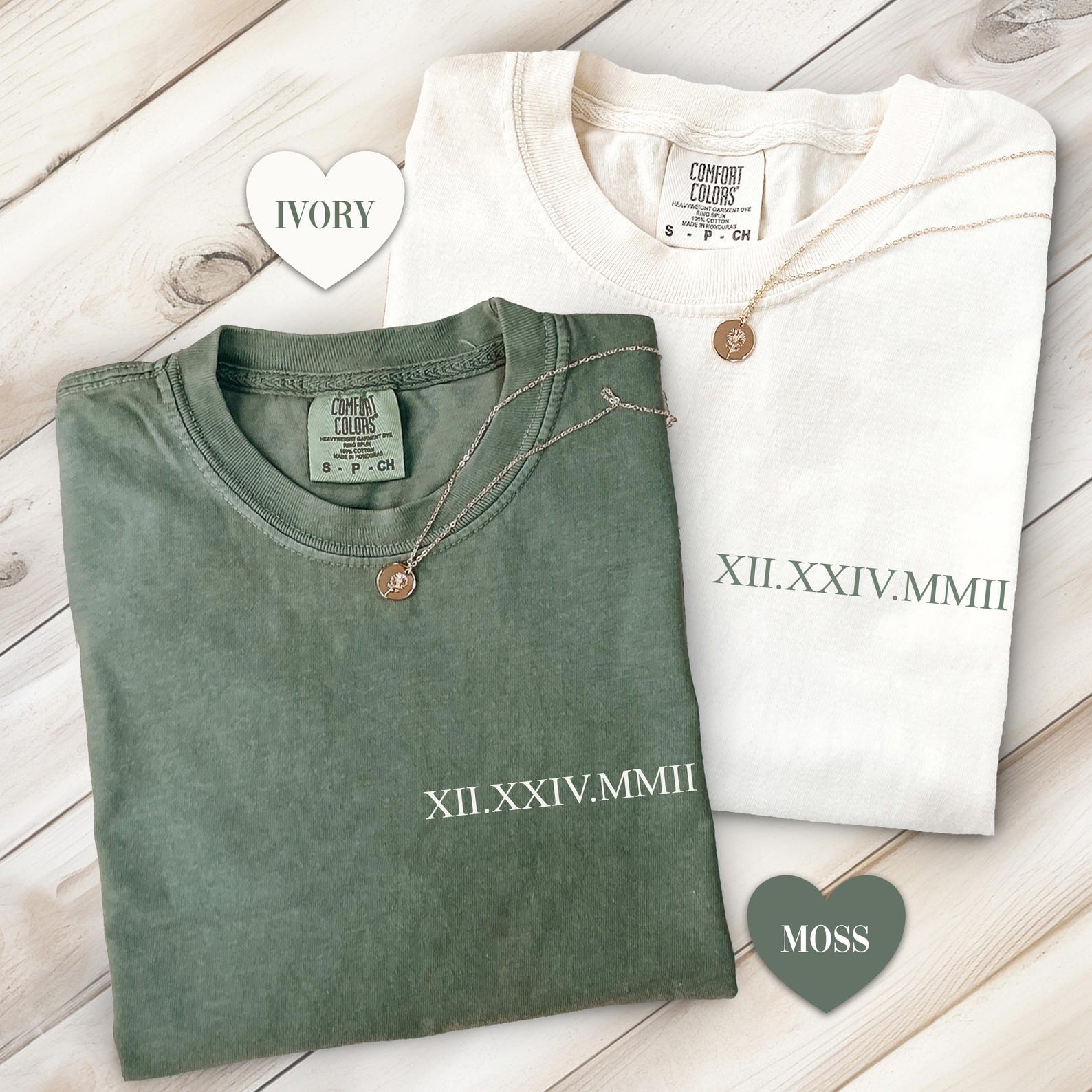 Roman Numeral Shirt: Personalized Wedding Date Tee