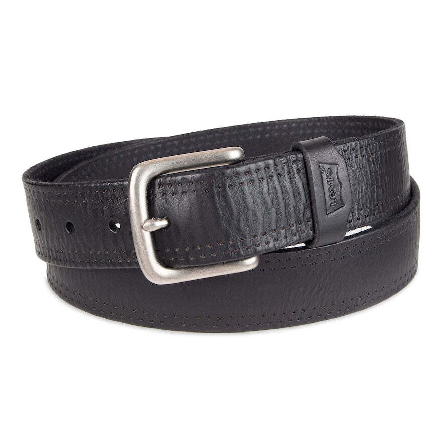 Levi’s Belt Mens Black Leather Casual Wear Various Sizes A2026