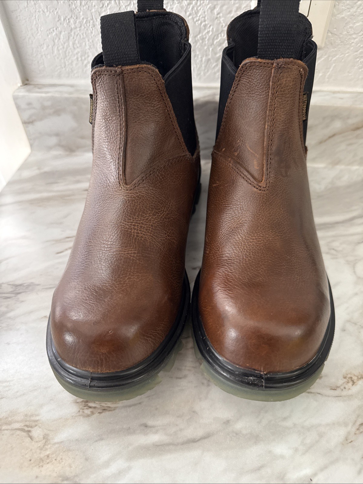 Wolverine Chelsea Boots I-90 Epx Romeo Steel Toe Work Brown Leather 7 EW