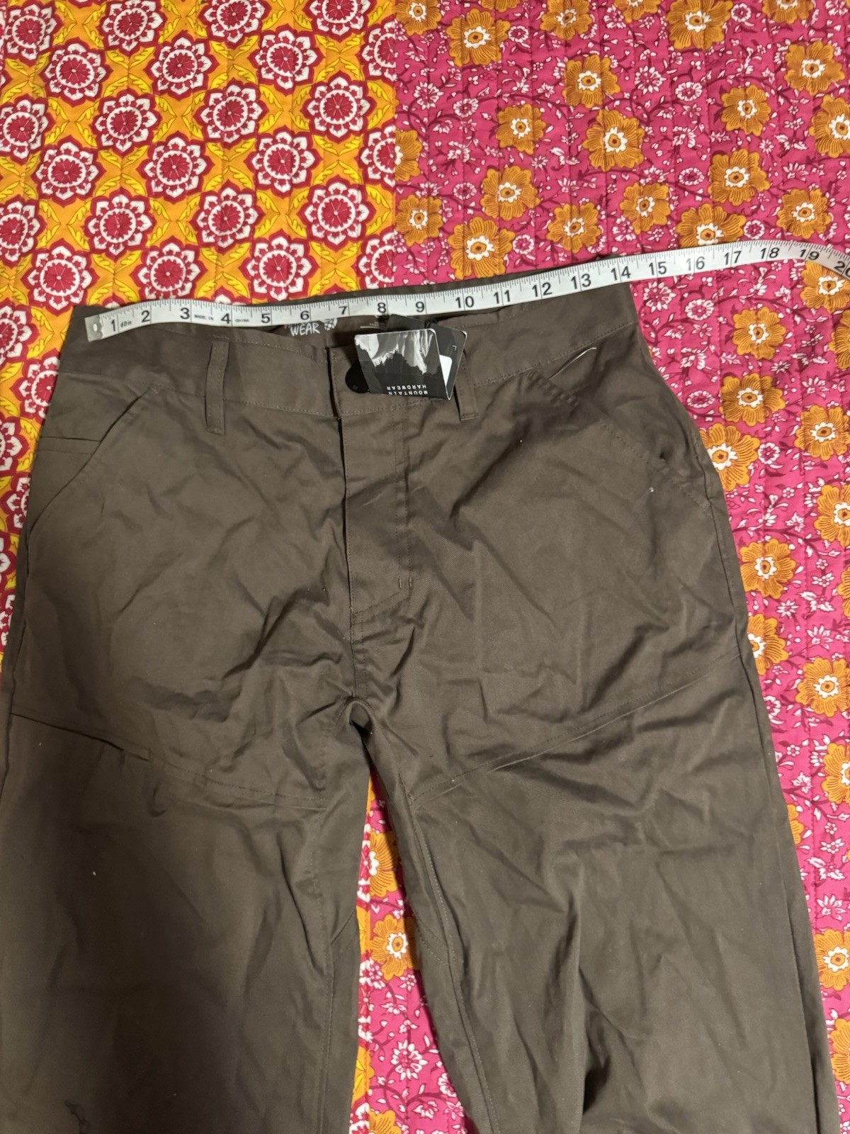 Mountain Hardwear Men’s Hardwear AP Pants Brown Outdoor Hiking Size 30×32