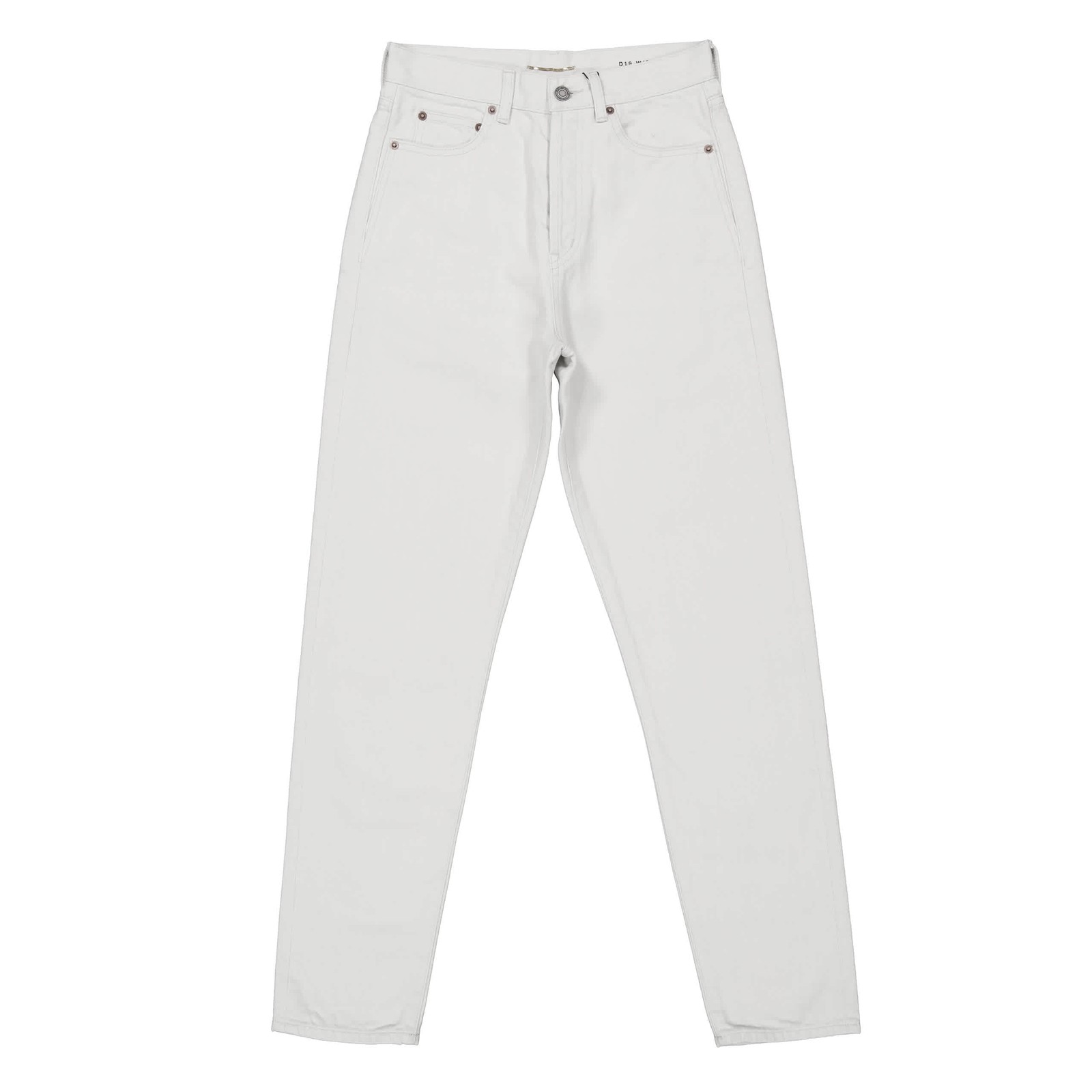 Saint Laurent Chalk White Denim Slim-Fit Jeans