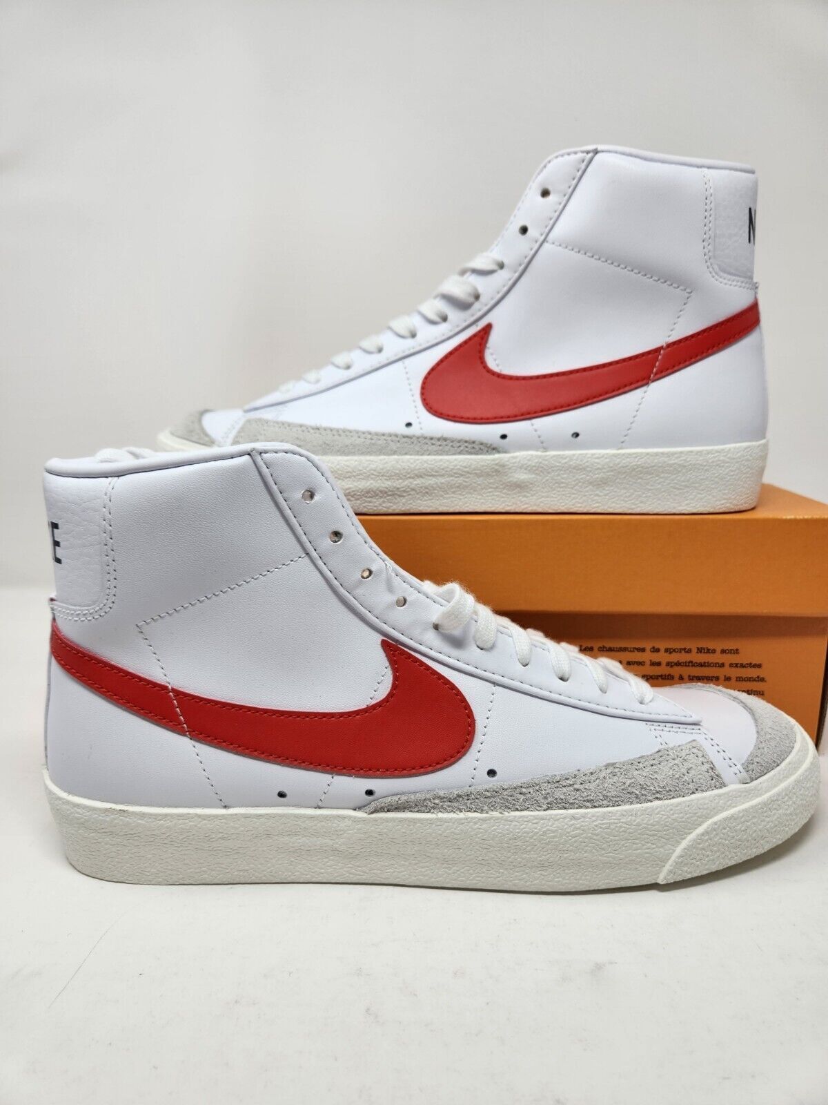 Nike Blazer Mid ’77 Vintage Mismatched Swoosh Blue Red BQ6806-117 Men’s Sizes