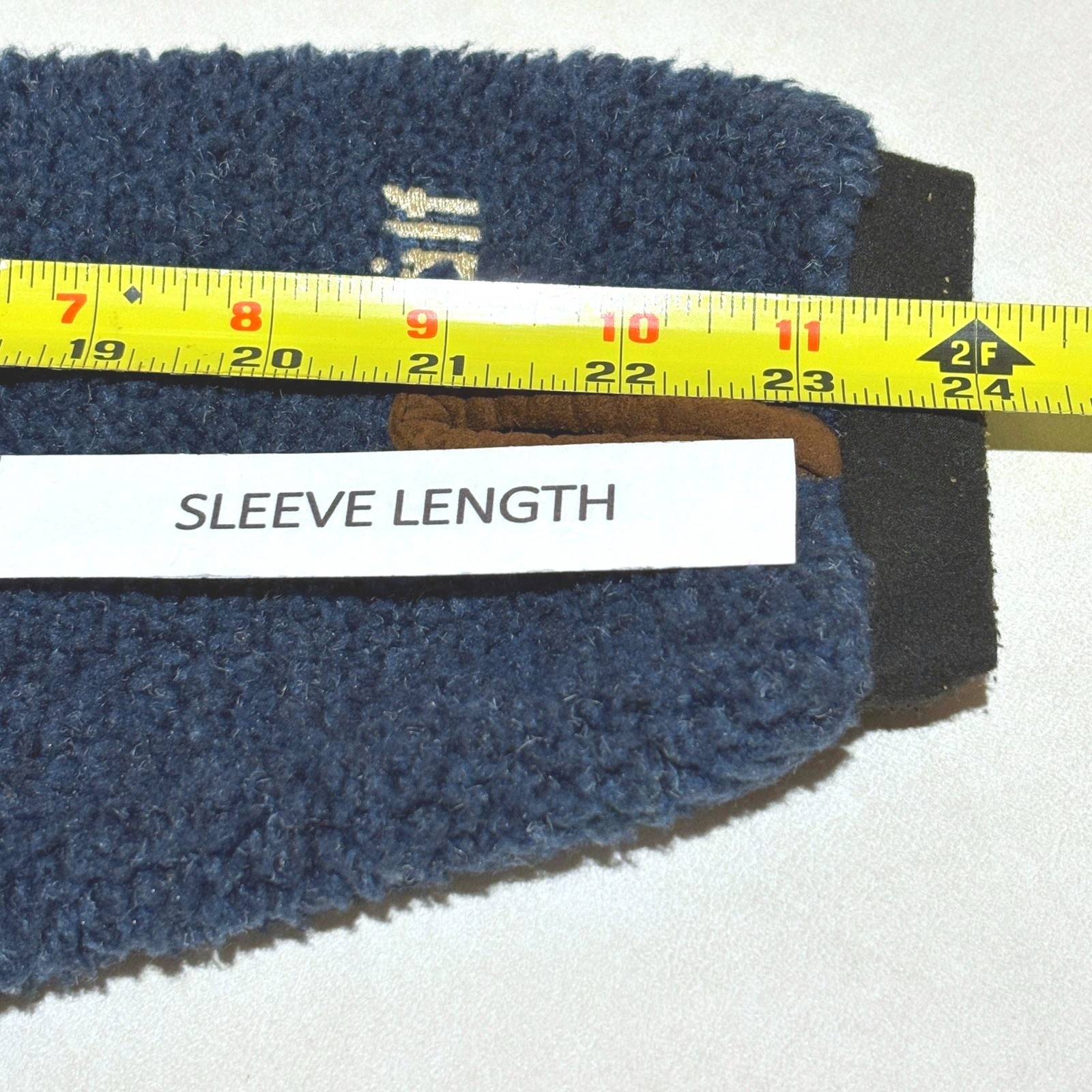 VTG Alf/Kuhl Mens Blue Deep Pile Fleece Jacket Full Zip USA Made Aspen Sz L