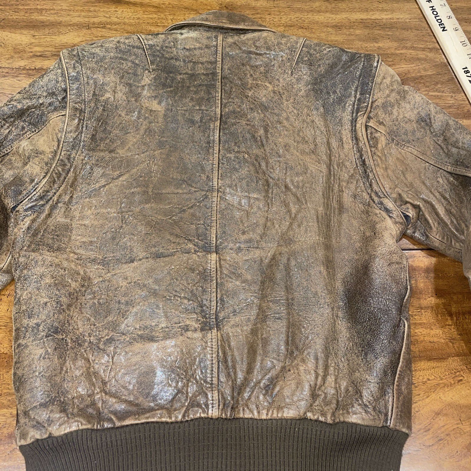Vintage Etienne Premier size 36 Genuine Learher bomber jacket- NICE!!