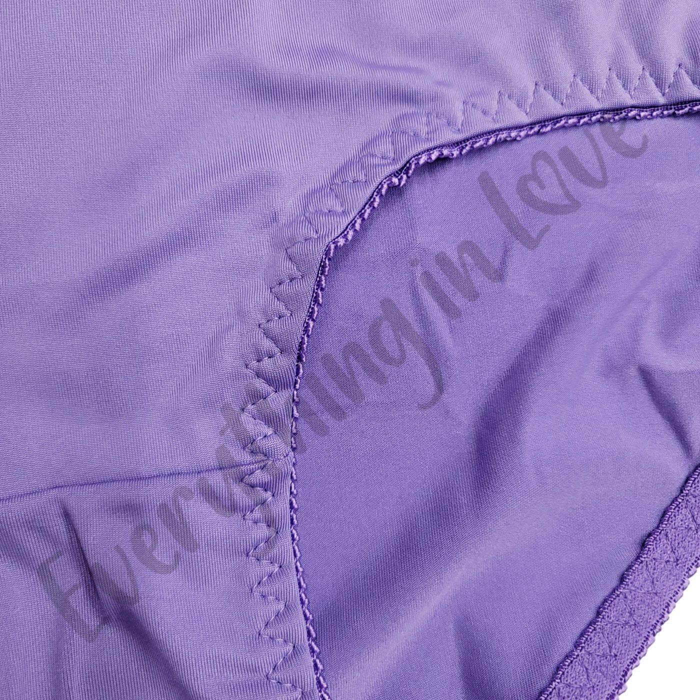 Wakoii Mid-High Waist Stretch Nylon Breathable Full Coverage Satin Brief Panties