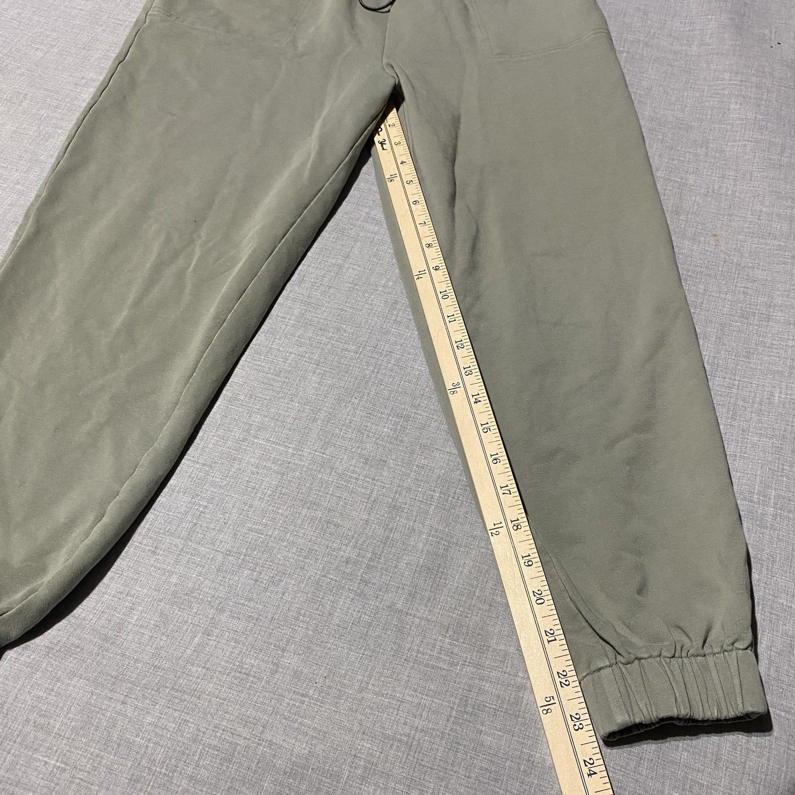 Varley Nevada Jogger Sweatpants Women S Green Athleisure Stretch Cotton Drawcord