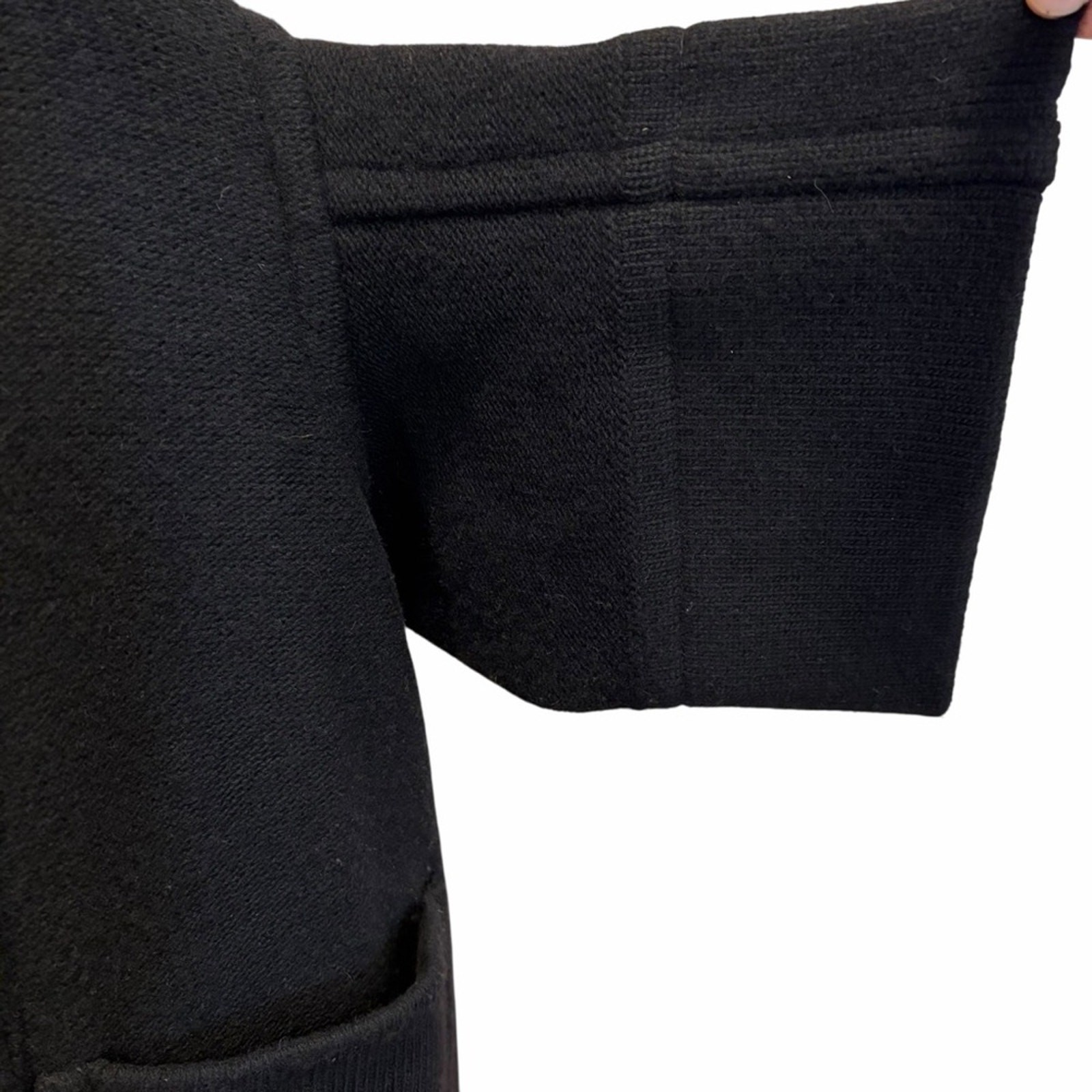 Stella McCartney : Reversible Cape Cardigan | Black | Italian Size 36