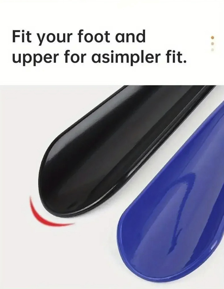 1pc Extra Long Flexible Shoe Horn: Durable Plastic Shoe Spoon Aid – NEW