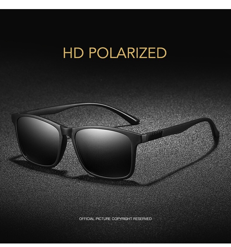 Men’s HD Polarized Aviator Sunglasses Driving Sports Outdoor Fishing Eyewear