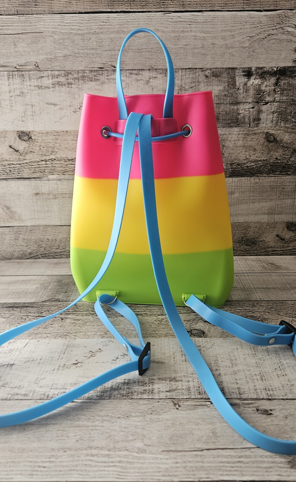 Silicone Rubber Jelly Mini Rainbow Backpack Fashion Accessories