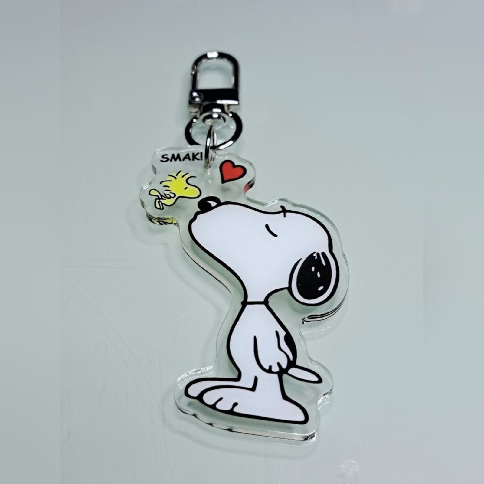 Valentine’s Snoopy & Woodstock Keychain Purse Backpack Charm Clip