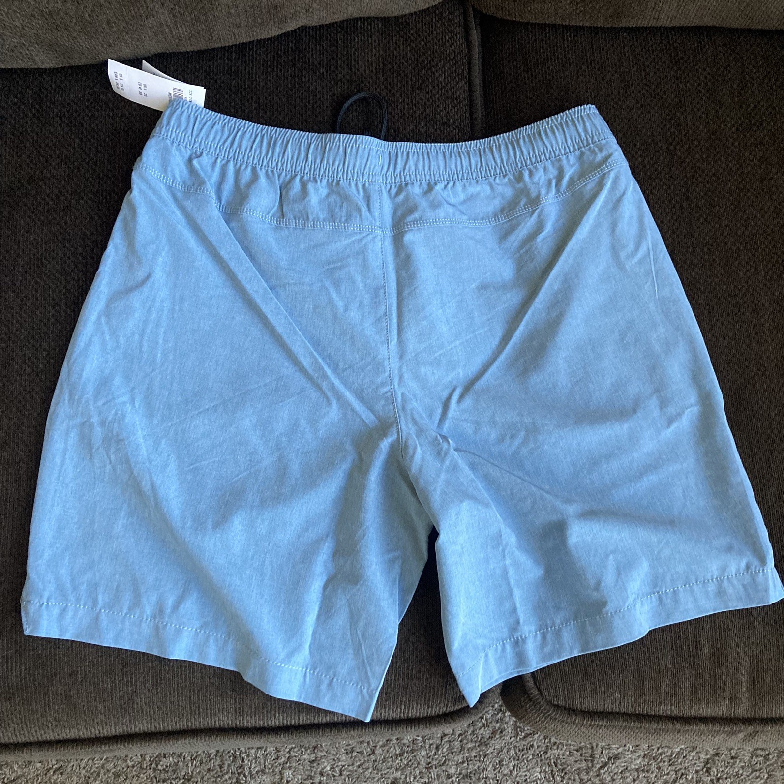 Hollister Epic Flex Light Blue Medium Men Shorts 7 Inches Hybrid
